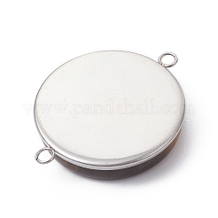 Natural Tiger Eye Connector Charms&nbsp;PALLOY-JF02370