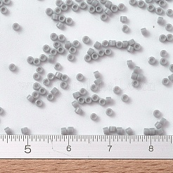 MIYUKIデリカビーズ  シリンダー  日本製シードビーズ  11/0  (db1139) 不透明ゴーストグレー  1.3x1.6mm  穴：0.8mm  約10000個/袋  50 G /袋&nbsp;SEED-X0054-DB1139
