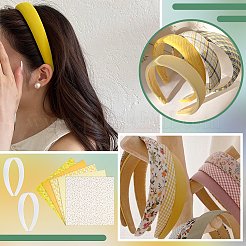 5Pcs Plastic Hair Bands&nbsp;OHAR-PH0001-34
