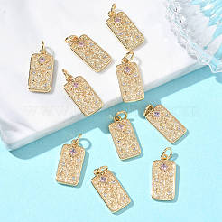 SHEGRACE Valentine's Day Brass Cubic Zirconia Pendants&nbsp;XGRQ3K114-552G
