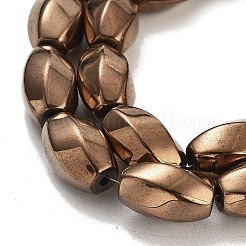 Synthetic Magnetic Hematite Beads Strands&nbsp;G-P545-G01-01D