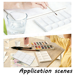 2Pcs 2 Styles Porcelain Palette&nbsp;DIY-GO0003-38