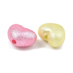 Textured Opaque ABS Imitation Pearl Beads&nbsp;X-MACR-K361-17