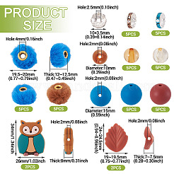 44Pcs DIY Findings Kits&nbsp;DIY-TA0013-86