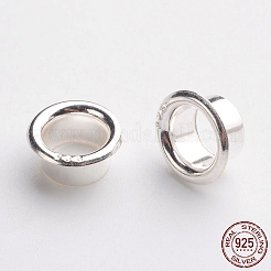 925スターリングシルバーヨーロピアンコア  銀  7x3.5mm  穴：5mm&nbsp;OPDL-F003-01