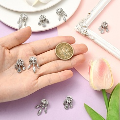 4Pcs 2 Styles Alloy European Beads&nbsp;FIND-YW0009-98