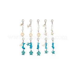 4 Sets 2 Style Glass Pendant Decorations&nbsp;HJEW-GA0001-50