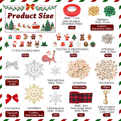 DIY Christmas Themed Wood Pendant Decorations Kits&nbsp;DIY-NB0012-73