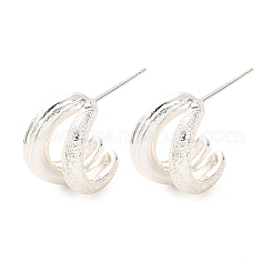 Brass Stud Earrings&nbsp;EJEW-A143-14S