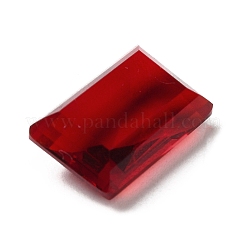 ポイントガラスラインストーンカボション  長方形  多面カット  ミックスカラー  14x10x6~6.5mm&nbsp;GLAA-B012-35
