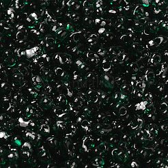 塗装ガラスシードビーズスプレー  ピーナッツ  濃い緑  4~5x2~2.5x2~2.5mm  穴：0.8~0.9mm  約8500個/ポンド&nbsp;SEED-F005-10A-01