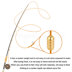 36 Pcs 9 Styles Brass Fishing Gear&nbsp;FIND-FH0001-62G