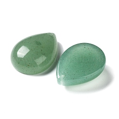 天然石グリーンアベンチュリンペンダント  ティードロップチャーム  22x16x7.5~8mm  穴：1~1.4mm&nbsp;G-F757-D01