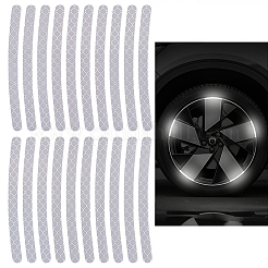 ペット自己粘着ステッカー  警告ステッカー  曲線  ライトグレー  195x97x0.2mm  20pcs /シート&nbsp;DIY-WH20007-10A