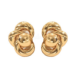 Flower Zinc Alloy Stud Earrings&nbsp;FS-WG2770E-01
