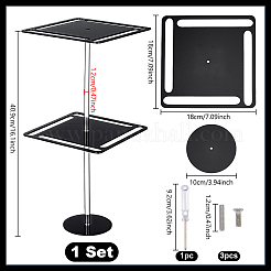 2-Tier Acrylic Sunglasses Organizer Display Stands&nbsp;ODIS-WH0030-321