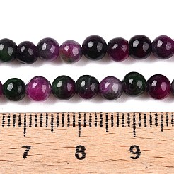 Dyed Natural White Jade Beads Strands&nbsp;G-T140-4mm-A01