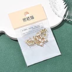 SHEGRACE Brass Pave Cubic Zirconia Horse Eye Connector Charms&nbsp;XGRQ2O424-436A-G