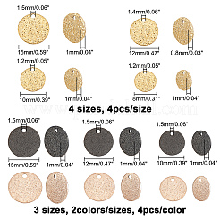 40Pcs 10 Style PVD Vacuum Plating 304 Stainless Steel Charms&nbsp;STAS-CA0001-20