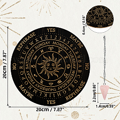 AHADEMAKER Divination Sets&nbsp;AJEW-GA0005-67G