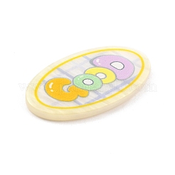 Acrylic Oval with Word Cabochons&nbsp;FIND-B003-05