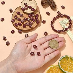 Acrylic Coffee Beads&nbsp;DIY-CJC0006-11