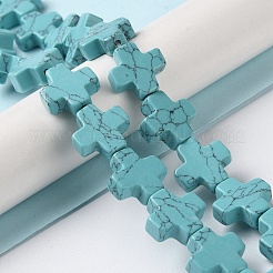 Synthetic Turquoise Beads Strands&nbsp;G-M418-B03-01