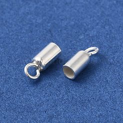 925 Sterling Silver Cord Ends&nbsp;STER-F032-09S-1.8mm