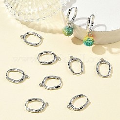 SHEGRACE Brass Hoop Earring Findings&nbsp;XGRQ79725-934P