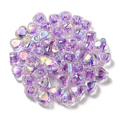 UV Plating Rainbow Iridescent Acrylic Beads&nbsp;LS-OACR-F004-05F