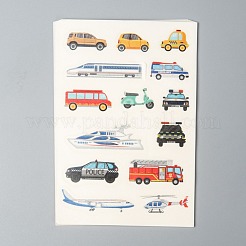 絵紙ステッカー  子供用  窓のステッカーの装飾  車  カラフル  12x8x0.01cm&nbsp;DIY-F025-F02
