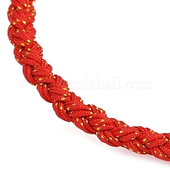 4MM Braided Nylon Cord Bracelets&nbsp;FIND-A057-01G-22