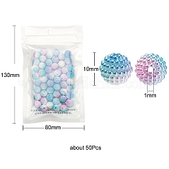 50Pcs Imitation Pearl Acrylic Beads&nbsp;OACR-YW0001-11H