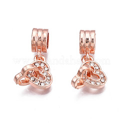 Rack Plating Alloy European Dangle Charms&nbsp;MPDL-N039-069