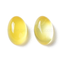 Natural Yellow Agate Cabochons&nbsp;G-A029-01-09