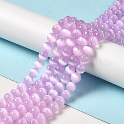 Natural Selenite Beads Strands&nbsp;G-P493-01B