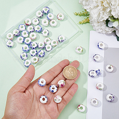 60Pcs Handmade Porcelain European Beads&nbsp;PORC-SC0001-25A