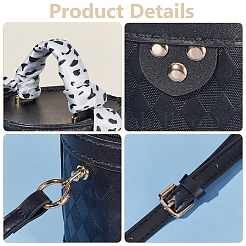DIY Imitation Leather Women's Shoulder Bag Making Kit with Including Bag Straps&nbsp;DIY-WH0570-05B