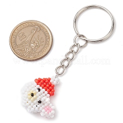 Christmas Handmade Glass Seed Pendant Decorations&nbsp;KEYC-MZ00020