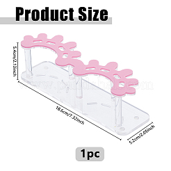 Acrylic Eyebrow & Tweezers Storage Holder&nbsp;AJEW-WH0752-329B