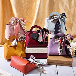 12Pcs 6 Colors Imitation Leather Bag&nbsp;ABAG-CL0001-03