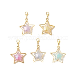 Star Acrylic Pendant Decorations&nbsp;HJEW-JM03395