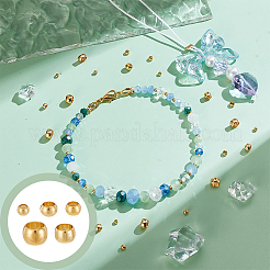 500Pcs 5 Styles Brass Crimp Beads&nbsp;FIND-PH0023-53