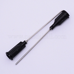 ステンレス鋼の分配針  プラスチックインターフェース  ブラック  55.5x7.5mm  穴：4.5mm  ピン：1.04mm  内径：0.72mm&nbsp;FIND-WH0053-77P-05