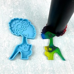 DIY Food Grade Silhouette Silicone Bust Statue Molds&nbsp;DIY-TAC0018-15
