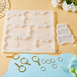 2Pcs 2 Styles DIY Pendant Silicone Molds&nbsp;SIMO-TA0001-10
