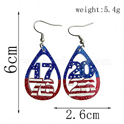 Independence Day Acrylic Dangle Earrings&nbsp;WGD2E98-03