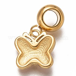 304 Stainless Steel European Dangle Charms&nbsp;STAS-I177-08G