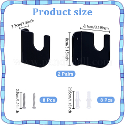 Acrylic Skateboard Storage Rack&nbsp;AJEW-WH0816-515A