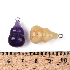 Natural & Synthetic Mixed Gemstone Pendants&nbsp;G-T144-73M